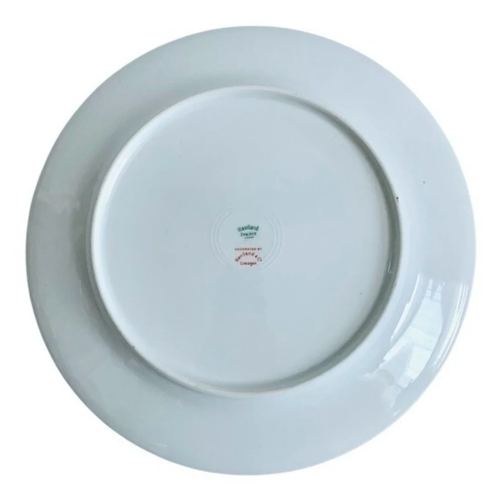 Vintage HAVILAND LIMOGES France Autumn Leaf Dinner Plate 9.75